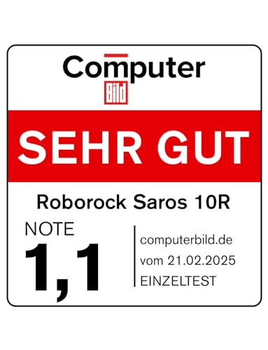 roborock Saros 10R Saugroboter mit Wischfunktion - Ultra Slim