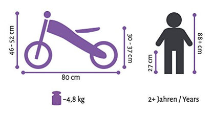 BIKESTAR 10 Zoll Classic Kinderlaufrad – Grün