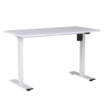 FlexiSpot Höhenverstellbarer Ergonomischer Schreibtisch Basic – 120x60cm Weiss