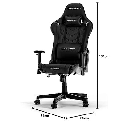 DXRacer PRINCE L Original Gaming Stuhl - schwarz PVC Leder