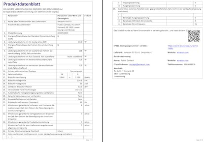 Amazon Fire TV 4-Serie 4K UHD Smart TV – 55 Zoll