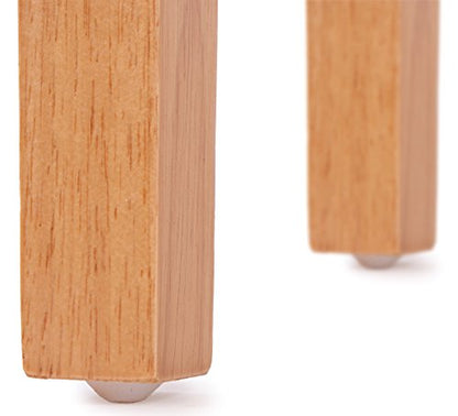 Mendler Littau Esszimmerstuhl - 4er-Set, Textil Grau, helle Beine