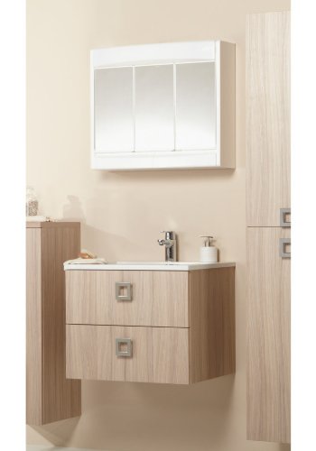 Jokey Spiegelschrank Saphir LED weiss 60 cm Kunststoff