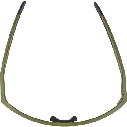 ALPINA Sportbrille Olive Matt - Unisex Fahrradbrille