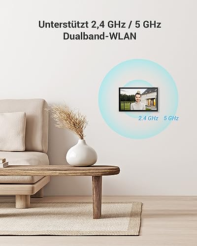 EZVIZ HP7 Video Türklingel Kit - 2K 2-Familien-Set mit Dual 7" Touch