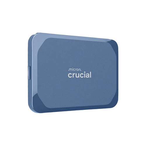 Crucial X10 6TB Portable SSD, USB-C 3.2 Gen2, IP65, blau matt – externes Laufwerk zur Datenspeicherung