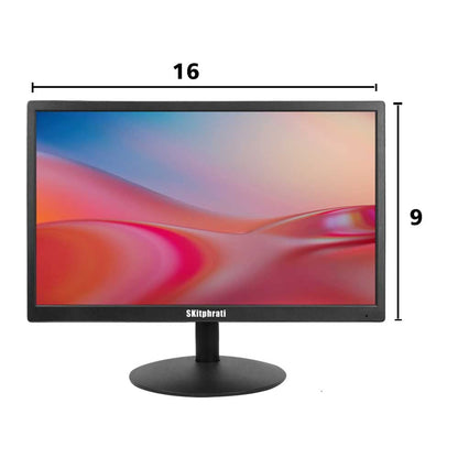 SKitphrati 20 Zoll Business PC Monitor 1600x900 HDMI/VGA schwarz