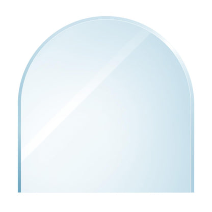 raik Glasplatte Bodenplatte Funkenschutz – 120x130 cm Facette Zunge. Transparente Zungen-Glasplatte mit Facette schützt den Boden vor Funkenflug.