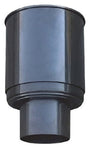 AquaForte Schwimmender Skimmer mit Korb, Ø 200 x 110 mm, schwarz, zur Reinigung der Wasseroberfläche
