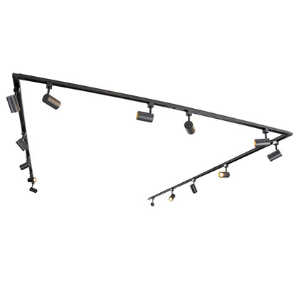 QAZQA Modernes 1-Phasen-Schienensystem Komplettset mit 14 Spots