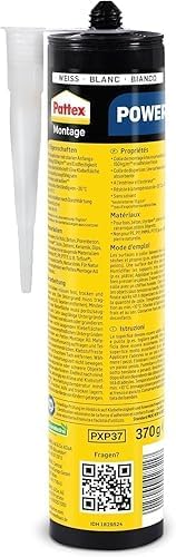 Pattex Montagekleber Power Bau- & Kraftkleber innen/aussen (12er Pack)