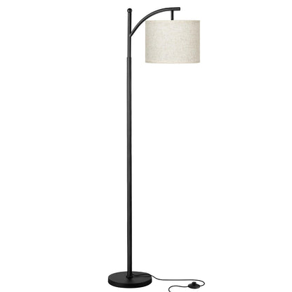 ROTTOGOON LED Stehlampe mit Fussschalter, 3 Farbtemperaturen, schwarz