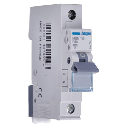 Hager FI/LS Sicherungsset - 1x FI 4P, 8x LS 1P, Sammelschiene