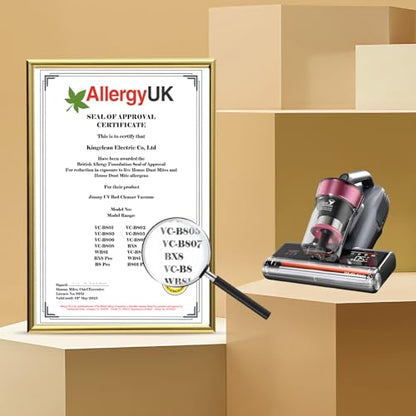 Jimmy BX8 Milbensauger mit UV & Heissluft für Matratzen