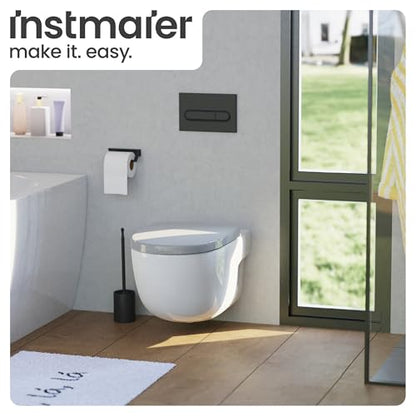 instmaier Alma WC-Sitz mit Absenkautomatik - Manhattan Grau D-Form