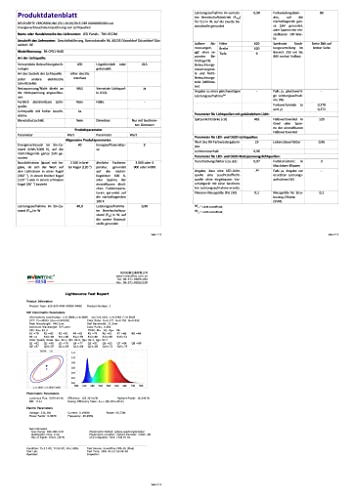 LEDLux LED Panel 62x62 Rasterleuchte - Neutralweiss 4000K