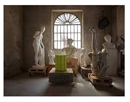 Kartell Hocker – Grünes Design Sitzmöbel aus Kunststoff