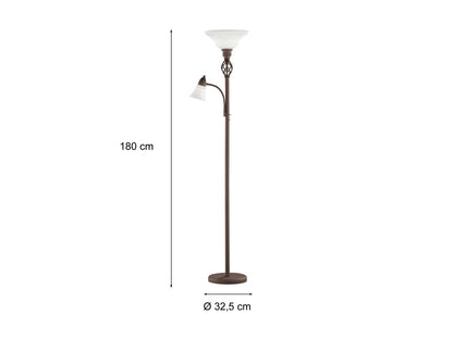 Trio Leuchten Rustica 4602021-24 LED Stehleuchte - rostfarbig