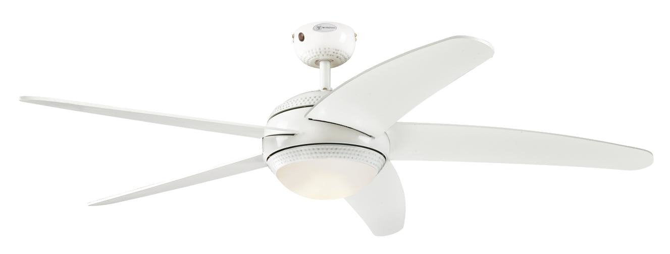 Bendan 72070 LED Deckenventilator 132 cm - Seidenmatt Chrom. Beleuchtet und kühlt Räume durch Luftzirkulation.