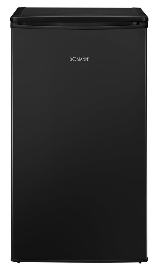 Bomann GS 7256 Mini Tiefkühlschrank 60L – Schwarz. Kompakter, schwarzer Gefrierschrank zum Einfrieren und Konservieren von Lebensmitteln.