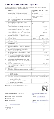 MEDION MD 832101 Full HD Smart-TV 80 cm (32 Zoll)