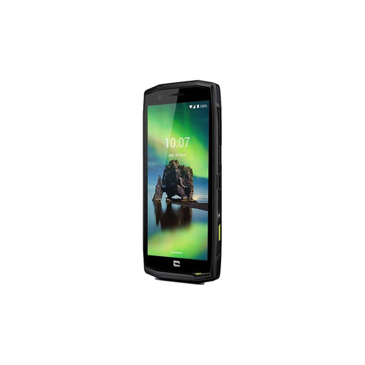CROSSCALL Action-X5 Robustes Smartphone mit Action-Cam. Schwarzes, rechteckiges Smartphone mit integrierter Kamera für Kommunikation und Videoaufnahme.
