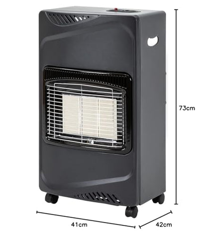 Heidenfeld Inferno GH100 Gasheizung für Innenräume - Schwarz