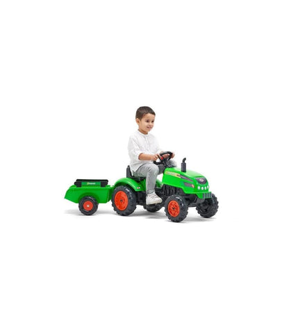 Falk Traktor mit Pedalen & Anhänger X-Tractor – Grün 2048AB