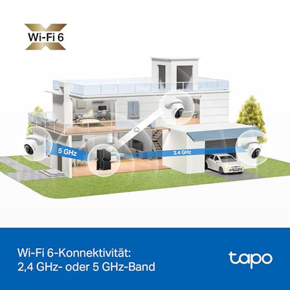 Tapo C560WS 4K 360° WLAN Überwachungskamera Aussen