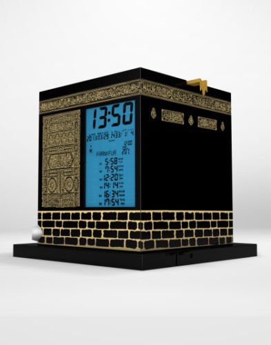 MIRAC Kabe Ezan Saati – Digitale Azan Gebetsuhr mit Kaaba Design