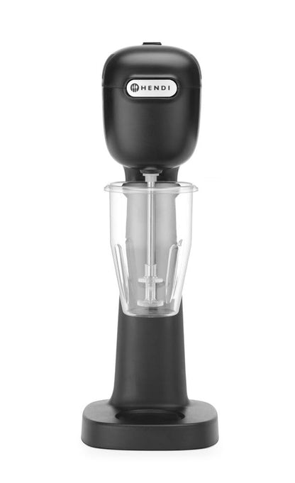 HENDI Milchshake Maker Getränkemixer mit 2 Mixbechern – Schwarz