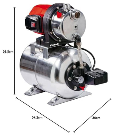 Einhell GC-WW 1250 NN Hauswasserwerk – 1200W Edelstahl