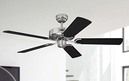 Cyclone 132cm Deckenventilator - Gebürsteter Stahl