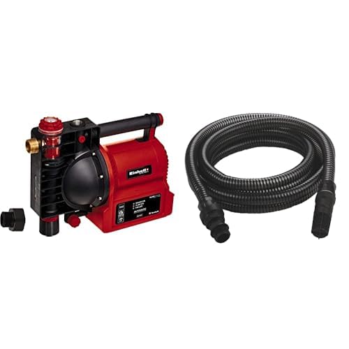 Einhell Hauswasserautomat GE-AW 1042 FS – Für Haus & Garten. Rot-schwarzer Kompaktblock für druckgesteuerte Wasserversorgung in Haus & Garten.