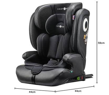 Cozy N Safe Hudson i-Size ISOFIX Kinderautositz - 76-150cm Schwarz