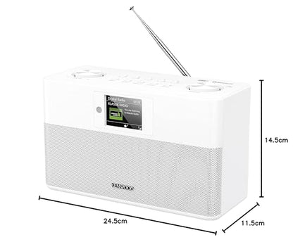 KENWOOD CR-ST80DAB Stereo-Kompaktradio DAB+ Bluetooth – Weiss