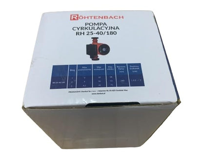 Rohtenbach 25-40/180 Zirkulator für Zentralheizung