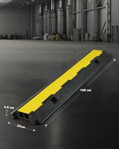 CREWORKS Kabelbrücke Boden 3er Set 2 Kanäle Überfahrschutz 5T