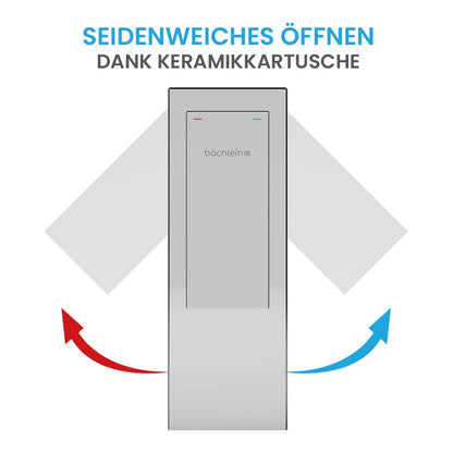 Bächlein Badarmatur Tamina Einhebelmischer - Wasserfall-Design Chrom