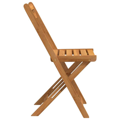vidaXL Bistrostuhl Klappbar Massivholz Akazie – 8er Set