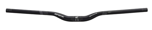 Spank Spike 800 Race Vibrocore MTB-Lenker XGT Schwarz 30mm Rise, ein schwarzer, gekröpfter Lenker mit 30mm Rise, dämpft Lenkvibrationen.