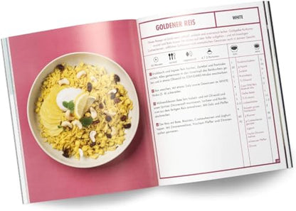 REISHUNGER Starter Set Digital-Reiskocher & Dampfgarer Schwarz mit Reis