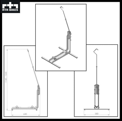 RTR BIKES Brutus UP Professional Freistehender Fahrradständer