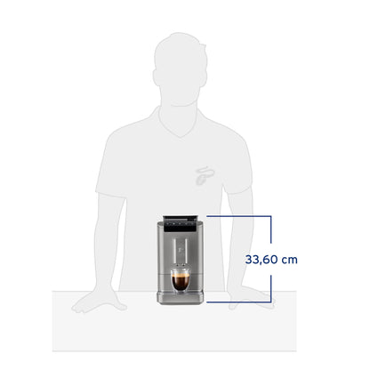 Tchibo Esperto2 Caffè Kaffeevollautomat - Titanium Silver