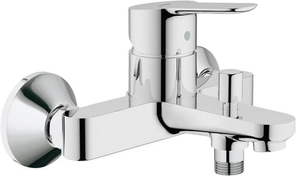 GROHE BauEdge Einhand-Wannenbatterie 23334000 – Chrom
 GROHE BauEdge Einhand-Waschtischbatterie 23758000 – Chrom M-Size