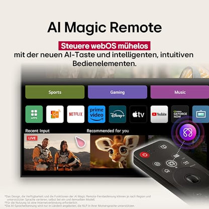 LG 50NANO80A6B NanoCell 4K TV - 50 Zoll (Modell 2025)