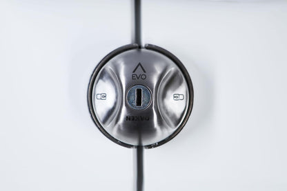 DAKEN Saturn Evo Diebstahlschlösser – Doppel-Set Edelstahl