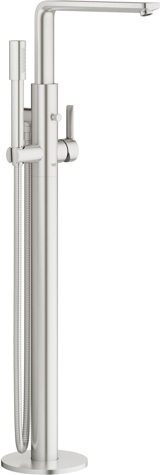 Grohe Lineare Wannenarmatur Freistehend Supersteel 23792DC1. Freistehendes Modell in Supersteel zum Befüllen von Badewannen.