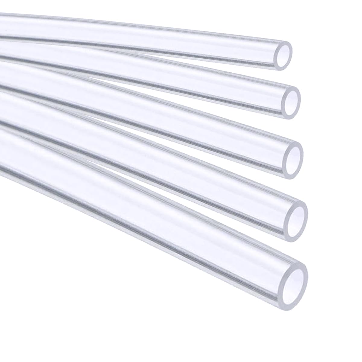 Stubotar Wasserleitung Silikon Flexibel 20mm ID - 10m transparent. Flexibler, transparenter Silikonschlauch zur Förderung von Wasser und Flüssigkeiten.
