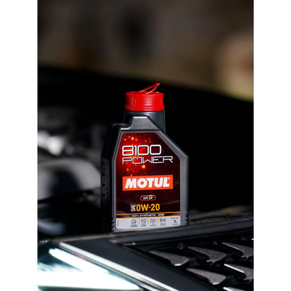 Motul 8100 Power 5W-50 Motoröl für Autos, 5 Liter, 111812